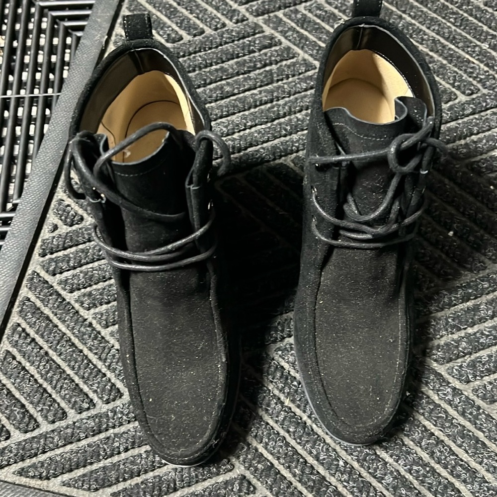 Michael Kors suede heeled booties women’s 8 1/2